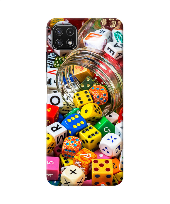 Colorful Dice Samsung A22 5G Back Cover