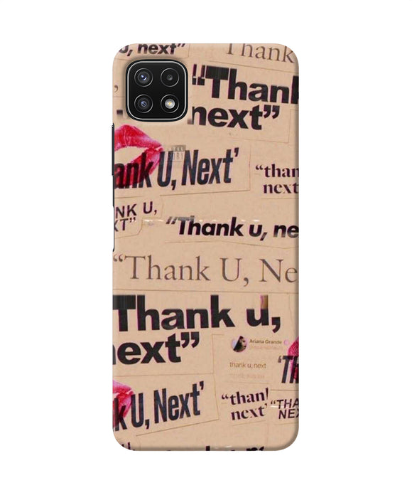 Thank you next Samsung A22 5G Back Cover