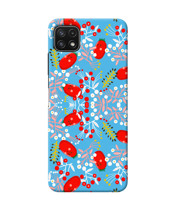 Small red animation pattern Samsung A22 5G Back Cover
