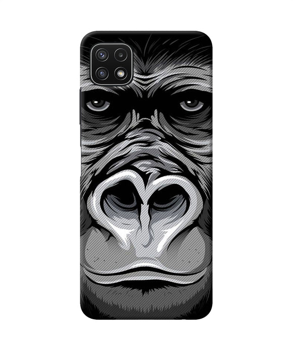 Black chimpanzee Samsung A22 5G Back Cover