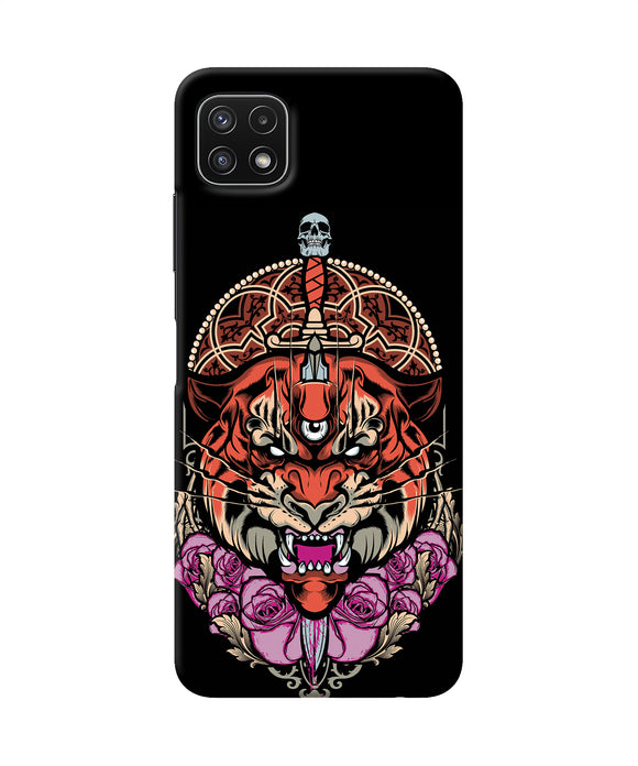 Abstract tiger Samsung A22 5G Back Cover