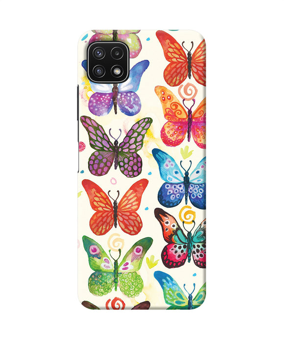 Abstract butterfly print Samsung A22 5G Back Cover