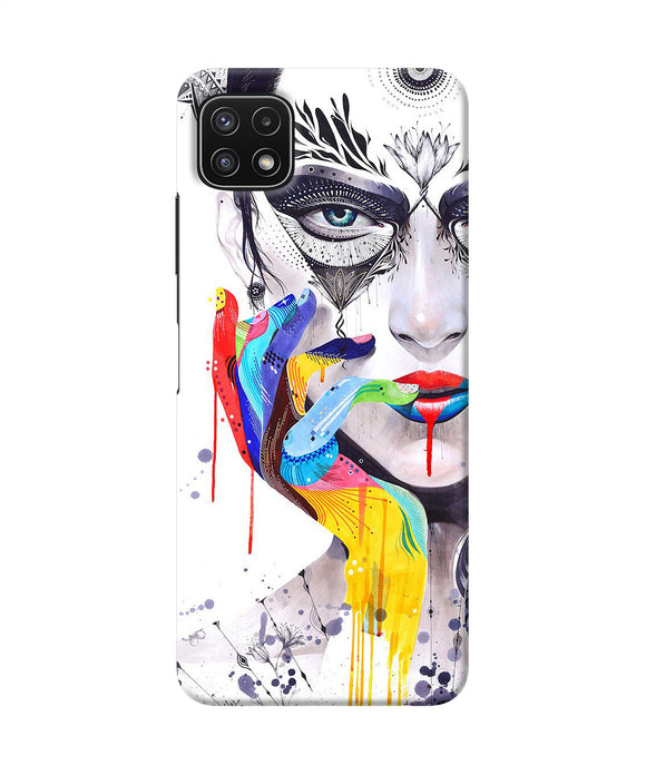 Girl color hand Samsung A22 5G Back Cover