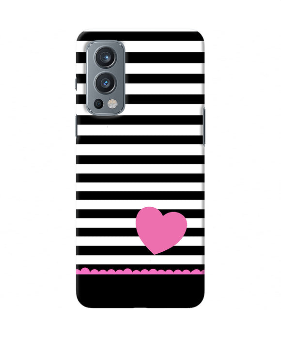 Abstract heart OnePlus Nord 2 5G Back Cover