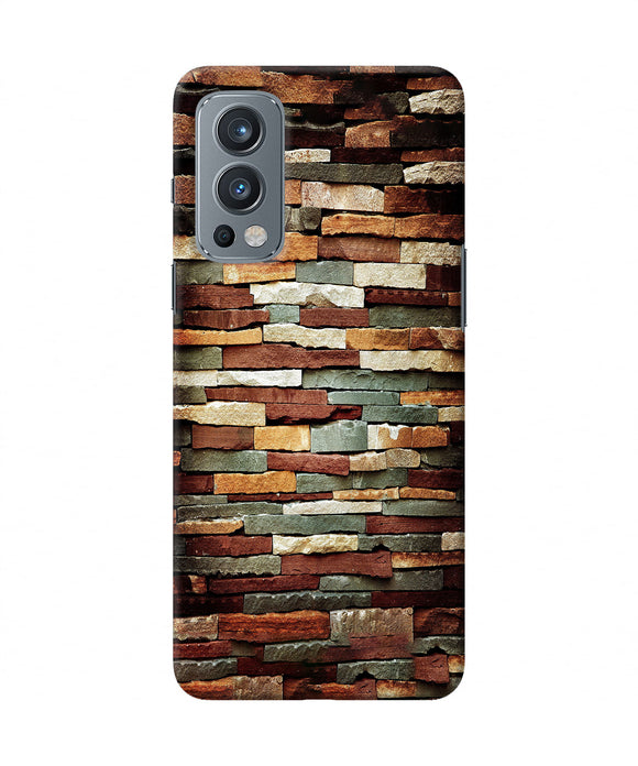 Bricks Pattern OnePlus Nord 2 5G Back Cover