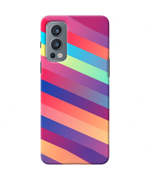 Stripes color OnePlus Nord 2 5G Back Cover