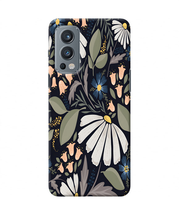 Flowers Art OnePlus Nord 2 5G Back Cover