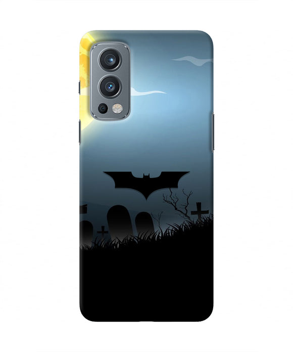 Batman Scary cemetry OnePlus Nord 2 5G Real 4D Back Cover