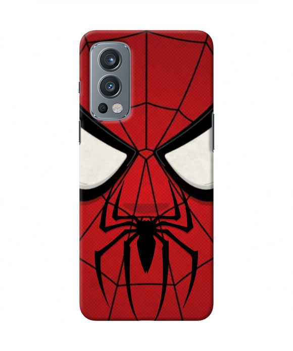 Spiderman Face OnePlus Nord 2 5G Real 4D Back Cover