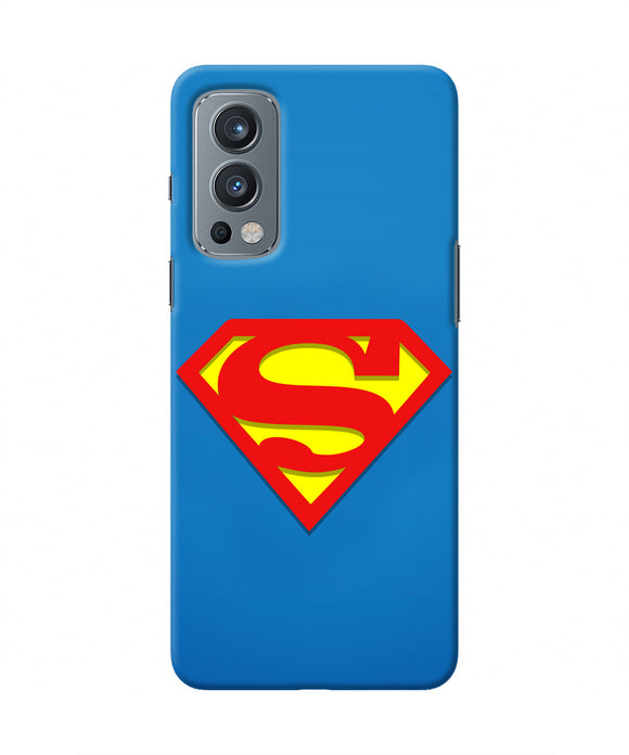 Superman Blue OnePlus Nord 2 5G Real 4D Back Cover
