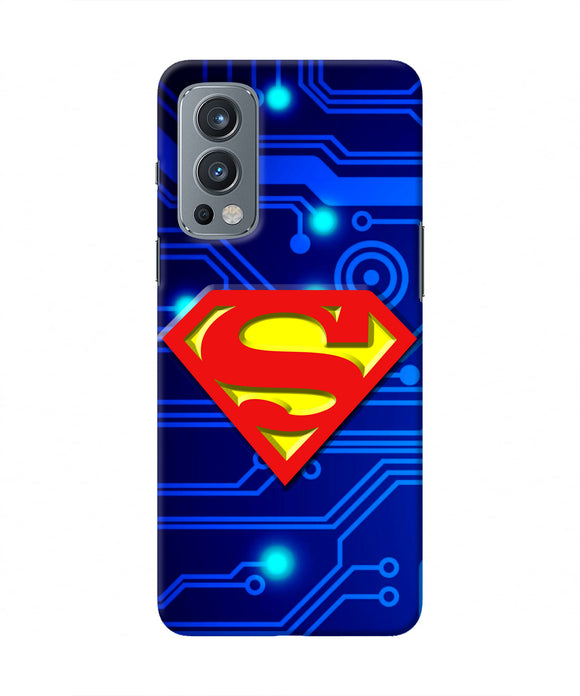 Superman Abstract OnePlus Nord 2 5G Real 4D Back Cover