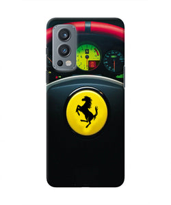 Ferrari Steeriing Wheel OnePlus Nord 2 5G Real 4D Back Cover