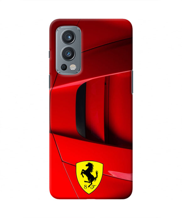 Ferrari Car OnePlus Nord 2 5G Real 4D Back Cover