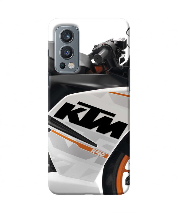 KTM Bike OnePlus Nord 2 5G Real 4D Back Cover