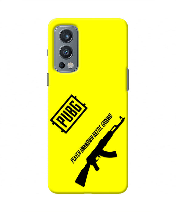 PUBG AKM Gun OnePlus Nord 2 5G Real 4D Back Cover