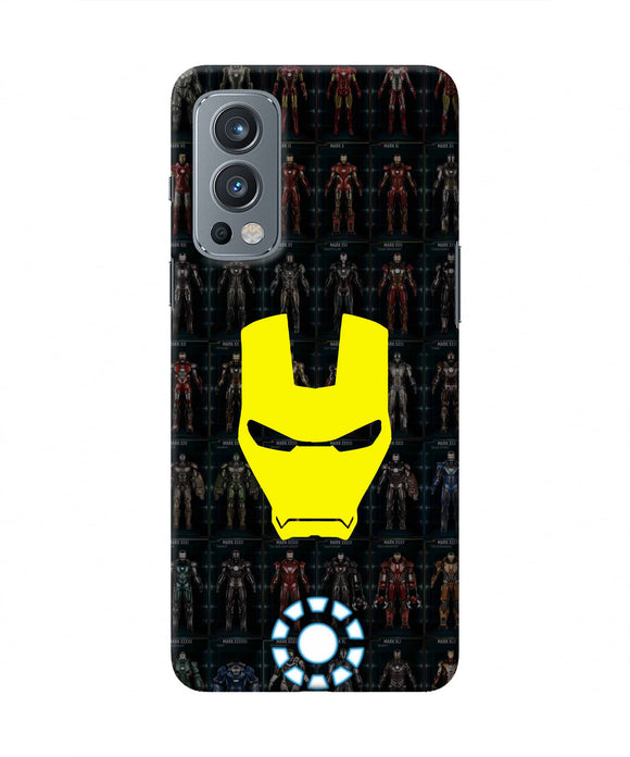 Iron Man Suit OnePlus Nord 2 5G Real 4D Back Cover