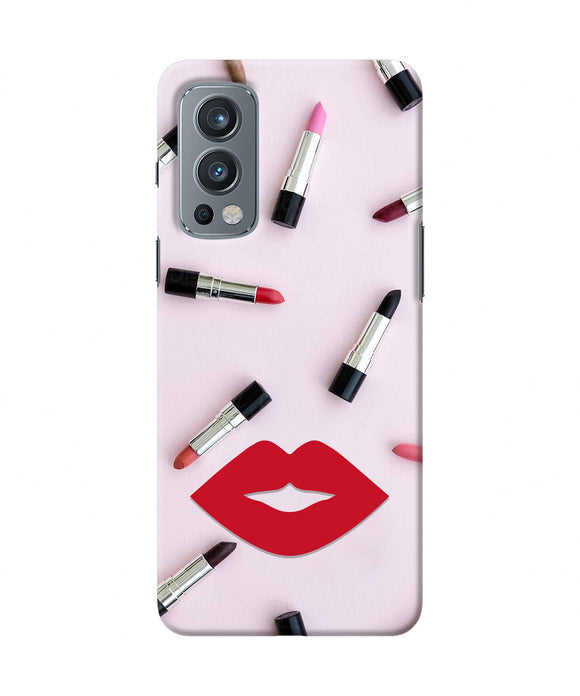 Lips Lipstick Shades OnePlus Nord 2 5G Real 4D Back Cover