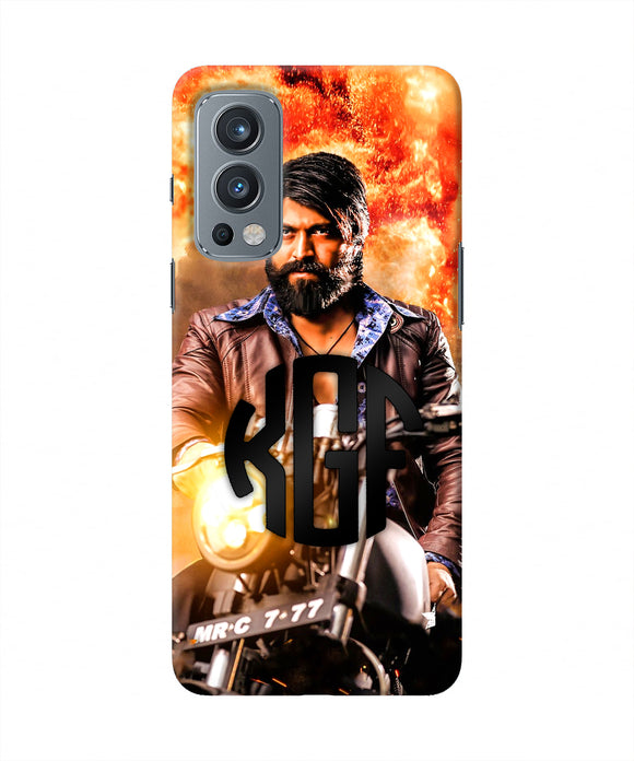 Rocky Bhai on Bike OnePlus Nord 2 5G Real 4D Back Cover
