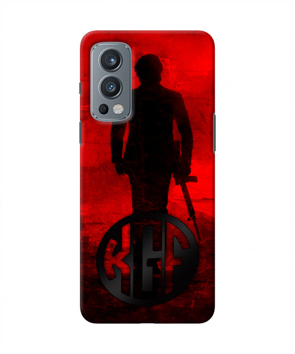 Rocky Bhai K G F Chapter 2 Logo OnePlus Nord 2 5G Real 4D Back Cover