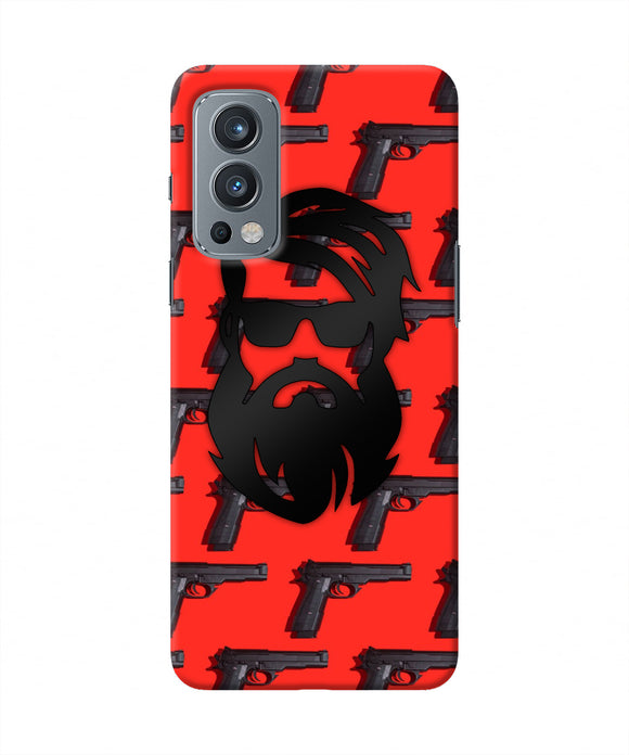 Rocky Bhai Beard Look OnePlus Nord 2 5G Real 4D Back Cover