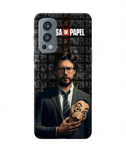 Money Heist Professor with Mask OnePlus Nord 2 5G Back Cover