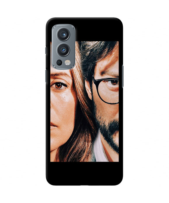 Money Heist Professor With Rachel OnePlus Nord 2 5G Back Cover