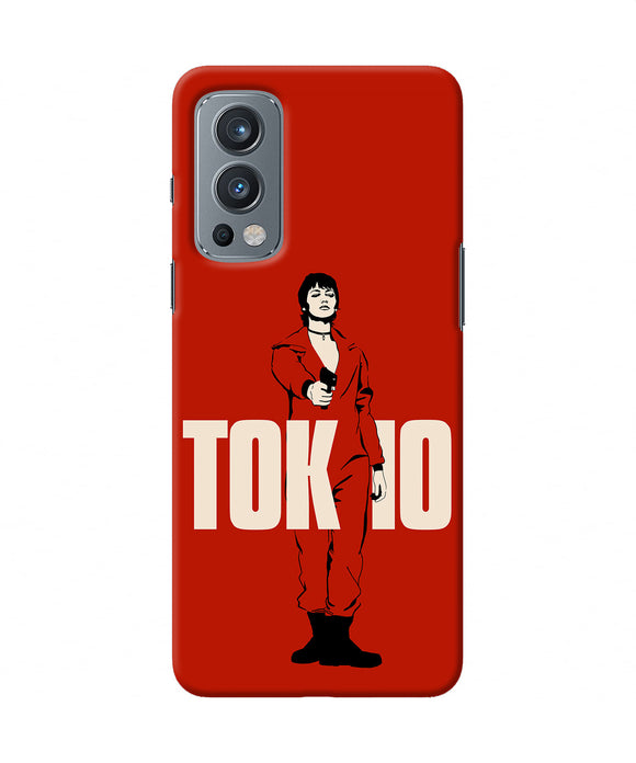 Money Heist Tokyo With Gun OnePlus Nord 2 5G Back Cover