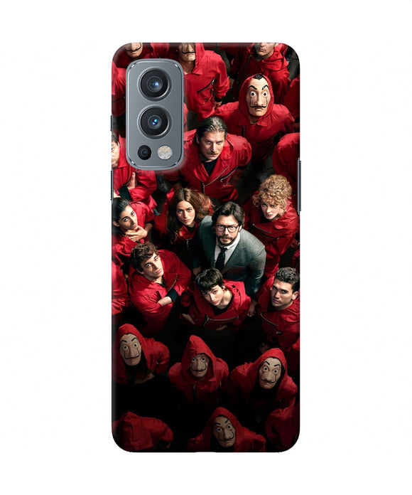 Money Heist Professor with Hostages OnePlus Nord 2 5G Back Cover