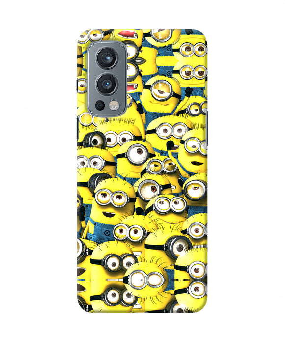Minions mini crowd OnePlus Nord 2 5G Back Cover