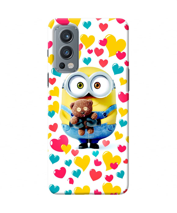 Minion teddy hearts OnePlus Nord 2 5G Back Cover