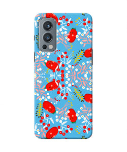 Small red animation pattern OnePlus Nord 2 5G Back Cover