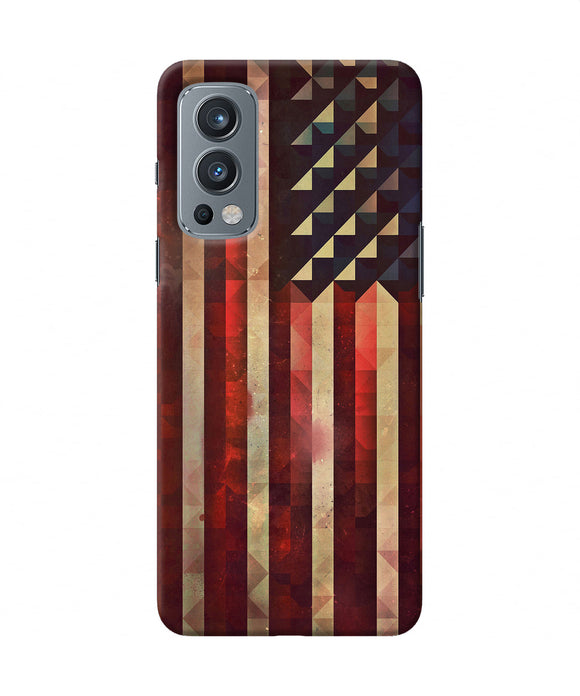 Vintage US flag OnePlus Nord 2 5G Back Cover