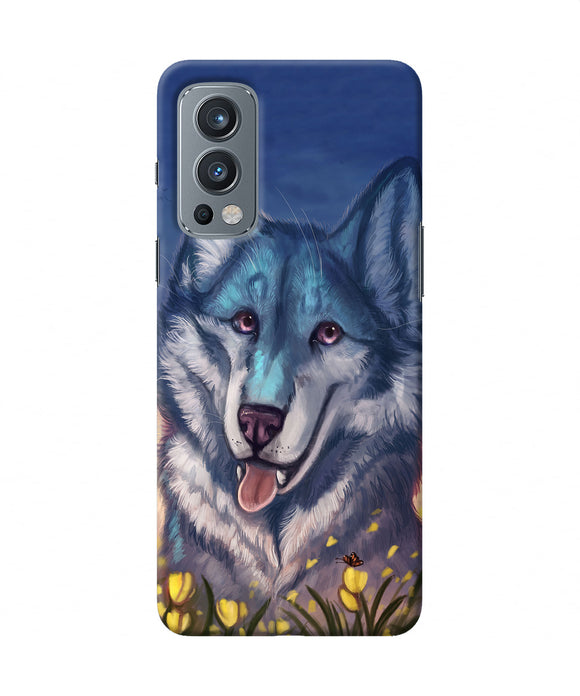 Cute wolf OnePlus Nord 2 5G Back Cover