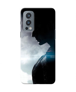 Superman super hero poster OnePlus Nord 2 5G Back Cover