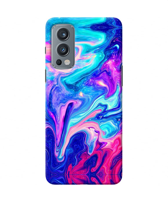 Abstract colorful water OnePlus Nord 2 5G Back Cover