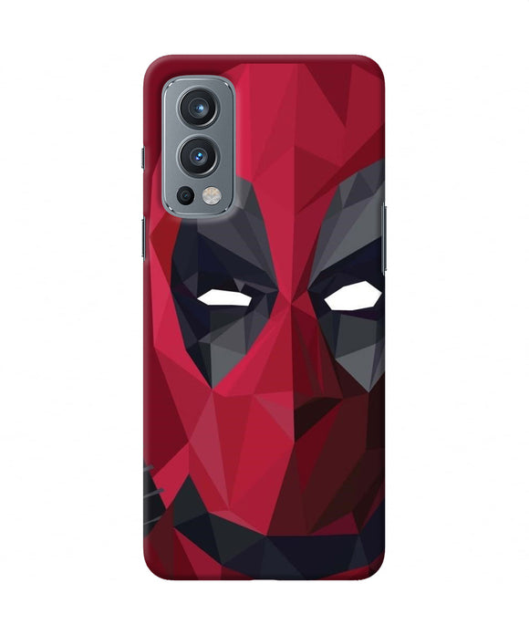 Abstract deadpool mask OnePlus Nord 2 5G Back Cover