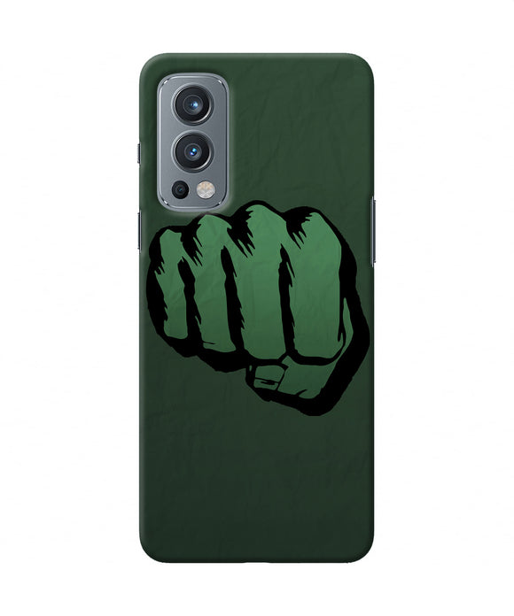 Hulk smash logo OnePlus Nord 2 5G Back Cover