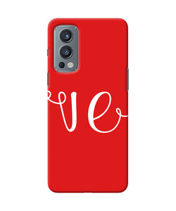 Love two OnePlus Nord 2 5G Back Cover