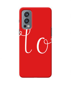 Love one OnePlus Nord 2 5G Back Cover