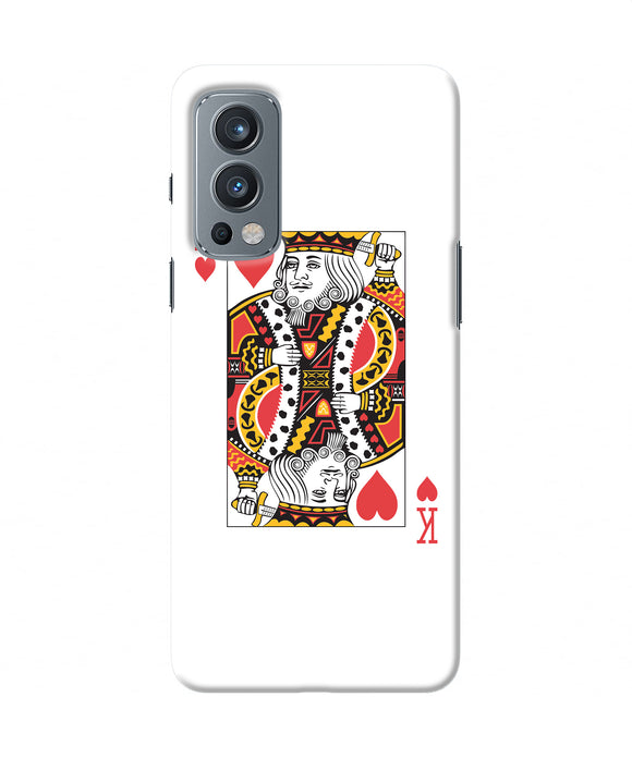 Heart king card OnePlus Nord 2 5G Back Cover