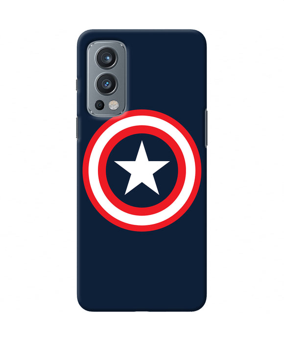 Captain america logo OnePlus Nord 2 5G Back Cover