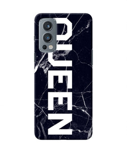 Queen marble text OnePlus Nord 2 5G Back Cover