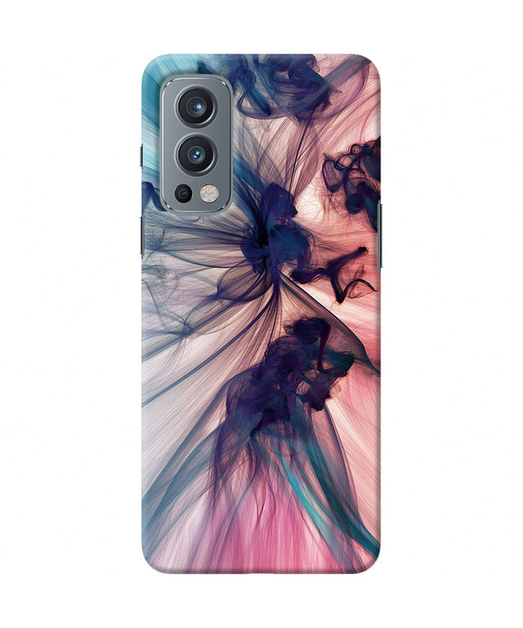 Abstract black smoke OnePlus Nord 2 5G Back Cover