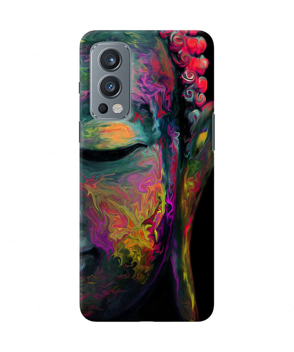 Buddha face painting OnePlus Nord 2 5G Back Cover