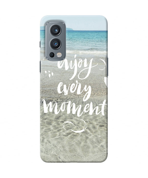 Enjoy every moment sea OnePlus Nord 2 5G Back Cover