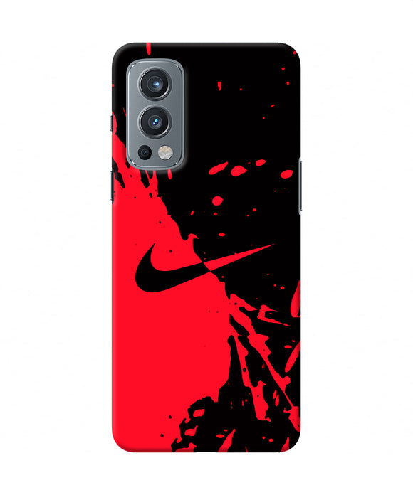 Nike red black poster OnePlus Nord 2 5G Back Cover