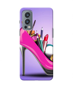 Makeup heel shoe OnePlus Nord 2 5G Back Cover