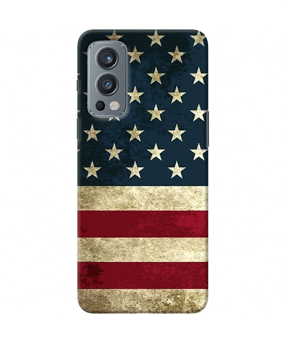 Vintage US flag OnePlus Nord 2 5G Back Cover