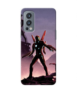 Ironman on planet OnePlus Nord 2 5G Back Cover