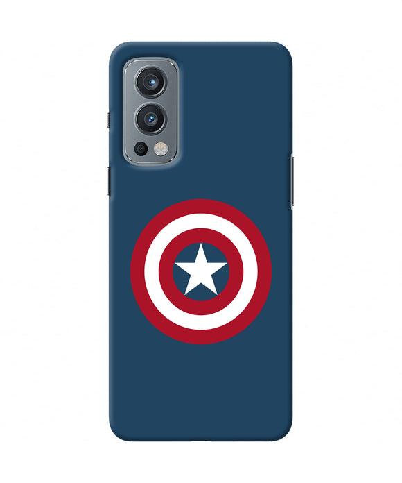 Captain america logo OnePlus Nord 2 5G Back Cover